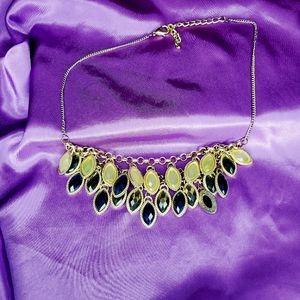 Ombre charm necklace